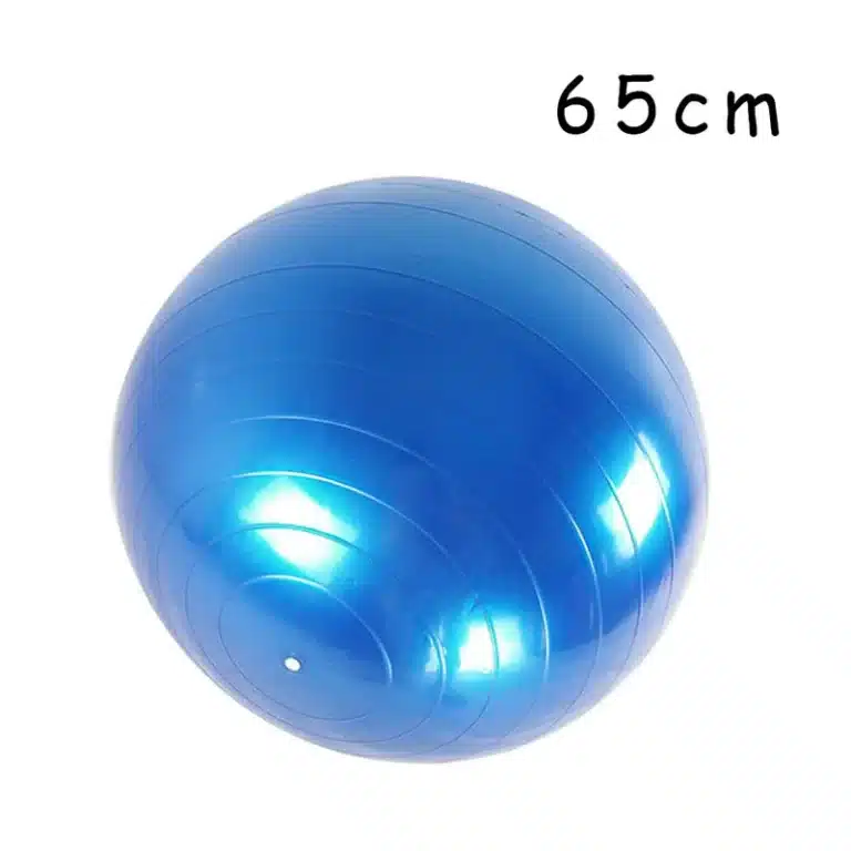 Boule de Fitness/Yoga anti-éclatement, travail de l'équilibre,équipement épais et résistant en PVC pour la gym, Pilates, activités physiques à la maison, 45 cm/55 cm/65 cm/75 cm/85 cm, 26