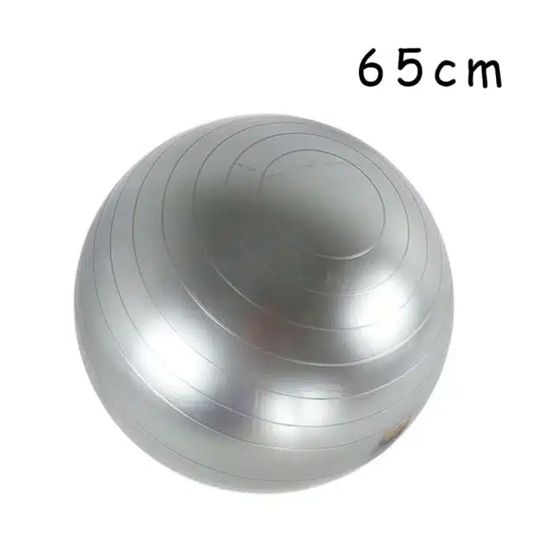 Boule de Fitness/Yoga anti-éclatement, travail de l'équilibre,équipement épais et résistant en PVC pour la gym, Pilates, activités physiques à la maison, 45 cm/55 cm/65 cm/75 cm/85 cm, 25